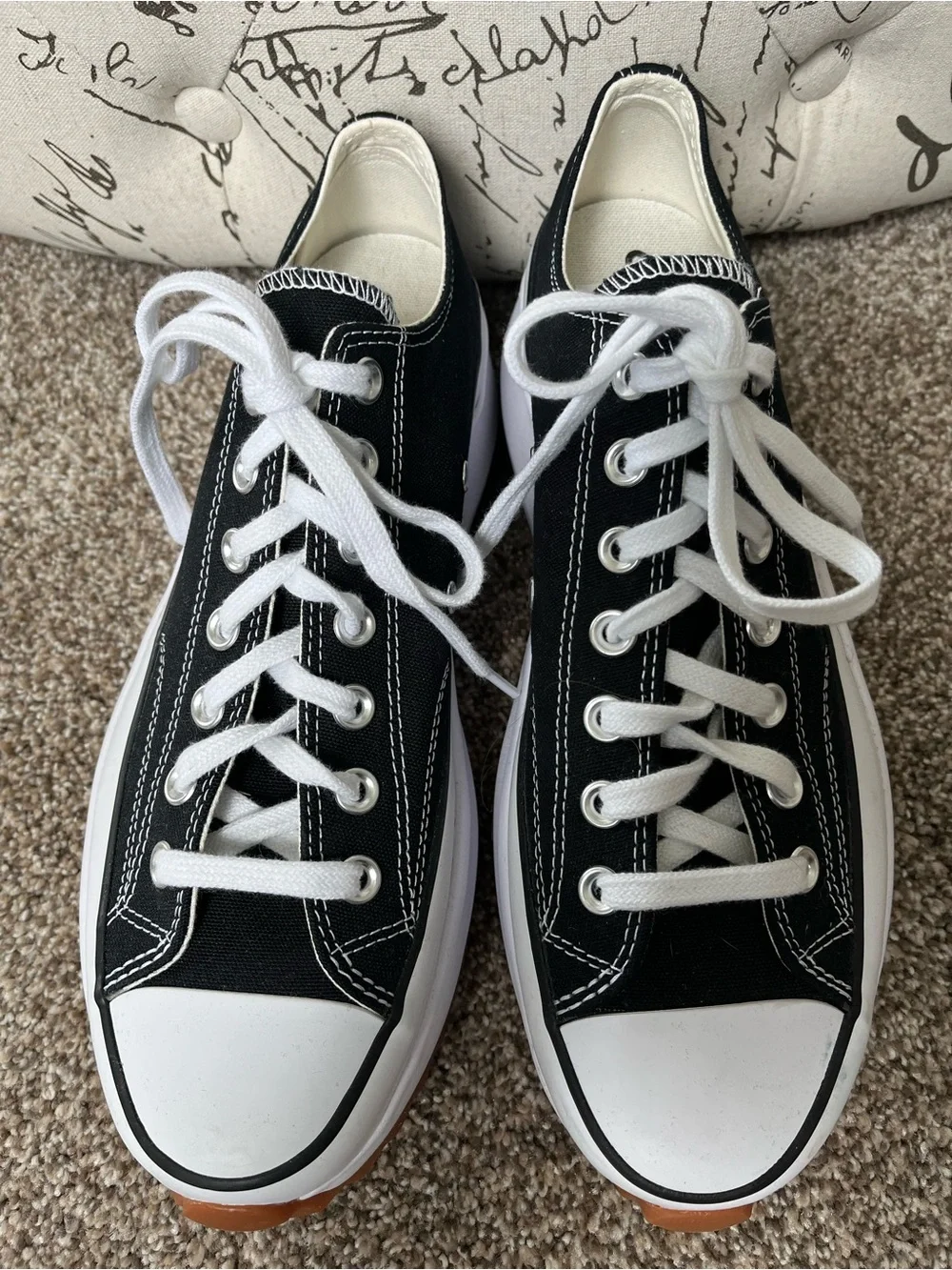 Converse Black Run Star Hike Low Top Sneakers Size 11B Never Worn - Picture 4 of 11